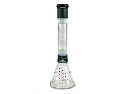 Bong Simax Amsterdam Heavy Beaker Geometry Black 41 cm