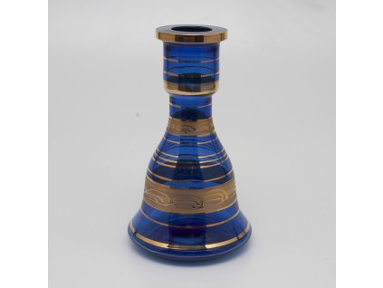 Váza pre vodné fajky Top Mark Sokar Gold 22 cm modrá