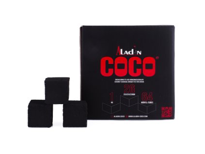 Uhlíky k vodnej fajke Aladin Coco 26 mm 1 kg