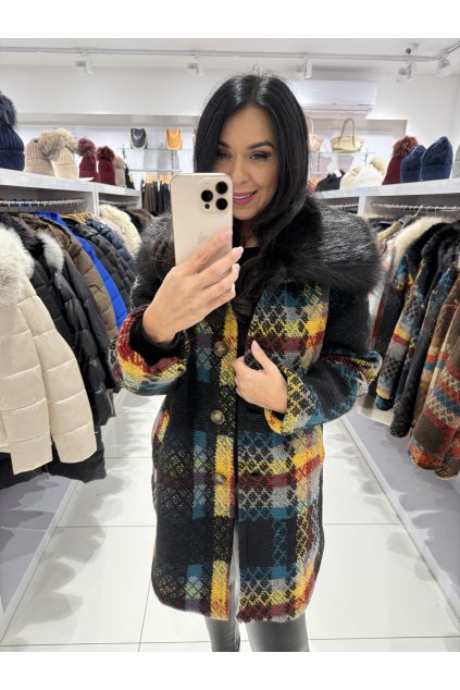 Predĺžený kabát 5633-3