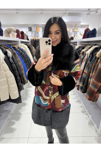 Predĺžený kabát 5634-2