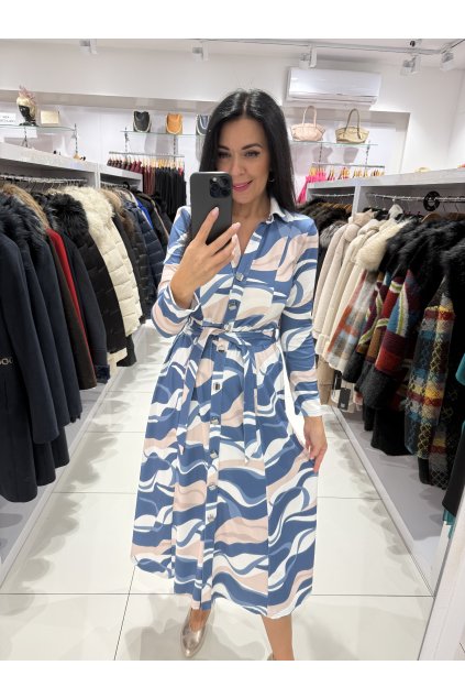 Košeľové Šaty 6903-27