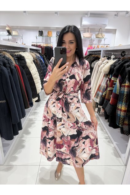 Košeľové Šaty 6613