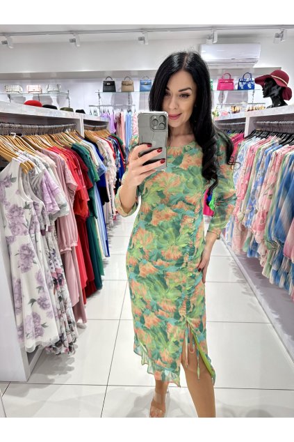 Midi šaty 1442-2 (Veľkosť M)