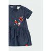 Boboli riflove šaty 232052 Blue (Veľkosť 68)