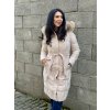 Zimná Bunda s pravou kožušinov 9994-1