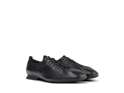 CAMPER dámské polobotky s výrazným šněrováním kožené černé | K201802-001 Casi Myra