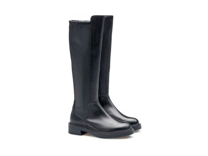 LLOYD dámské kozačky kožené černé | 25-171-30 SOVENA 385 BLACK