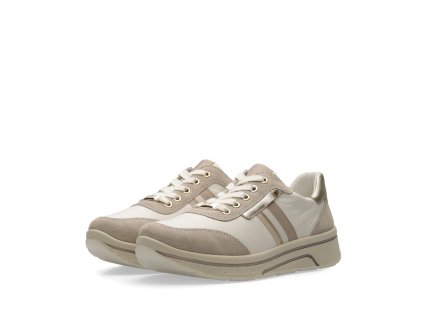 ARA dámské tenisky kožené béžovo-bílé | 12-27542-26