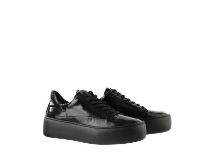 HÖGL tenisky černé lakované kožené | 8-100206-01000