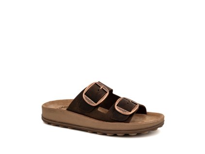 FANTASY SANDALS dámské pantofle hnědé kožené | S310 DESPOINA NEW TAUPE