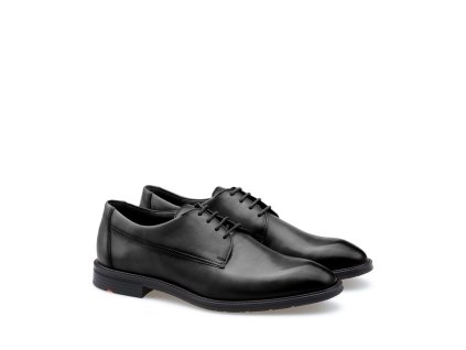 LLOYD pánské širší polobotky kožené černé | 25-533-00 X-MOTION 110W BLACK