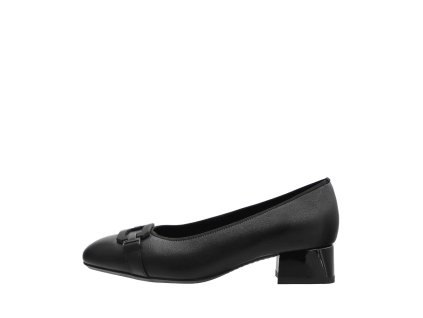 ARA dámské lodičky se sponou kožené černé | 12-20430-01
