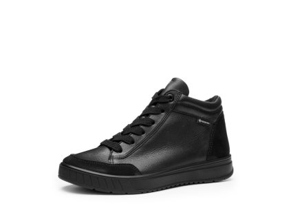 ARA dámské kotníkové tenisky s Gore-tex membránou kožené černé | 12-50030-01 Rom