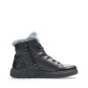ARA dámské kotníkové tenisky zateplené kožené černé | 12-24440-01 Rom