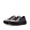 ARA dámské tenisky na platformě kožené antracitové | 12-46523-10 Monaco