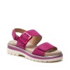 ARA dámské sandály na hrubší podešvi semišové fuchsiové | 12-21003-16