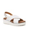 ARA dámské sandály s překříženými pásky kožené bílé | 12-33516-04