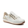 ARA dámské tenisky s postranním zipem kožené bílé | 12-34587-79