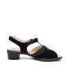 ARA dámské sandály na podpatku kožené černé | 12-35730-01 Lugano
