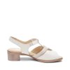 ARA dámské sandály na podpatku kožené krémové | 12-35730-09 Lugano