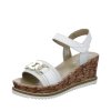 ARA dámské sandály na klínku kožené bílé  | 12-51102-04 Parma