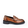 LLOYD dámské mokasíny hnědé kožené | 24-261-25