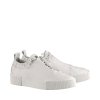 HÖGL tenisky bílé z hladké kůže s gumičkou | 0-103610-02000