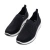 ARA dámské slip-on s kamínky černé textilní | 12-54050-10 Lissabon
