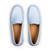 LLOYD dámské mokasíny světle modré kožené | 15-548-06