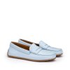 LLOYD dámské mokasíny světle modré kožené | 15-548-06