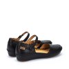 PIKOLINOS dámské baleríny s páskem černé kožené | 655-0906 BLACK