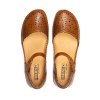 PIKOLINOS dámské baleríny s páskem hnědé kožené | 655-0906 BRANDY