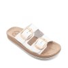 FANTASY SANDALS dámské pantofle bílé kožené | S310 DESPOINA WHITE