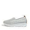 LOOKE dámské slip-on textilní stříbrné | L0438 16 FRANCENE