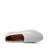 LOOKE dámské slip-on textilní stříbrné | L0438 16 FRANCENE