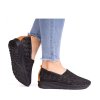 LOOKE dámské slip-on textilní černé | L0438 10 FRANCENE