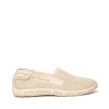 TBS dámské slip-on krémové se zlatou nití kombinované textilní | C7G73 JOESSAN