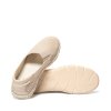 TBS dámské slip-on krémové se zlatou nití kombinované textilní | C7G73 JOESSAN