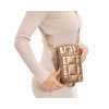 ARA dámská crossbody malá kabelka na doklady bronzová textilní syntetická | 16-21407-63