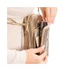 ARA dámská crossbody malá kabelka na doklady bronzová textilní syntetická | 16-21407-63