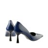 HÖGL dámské lodičky kožené lakované modré | 0-117707-32000