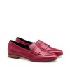 LLOYD dámské mokasíny kožené červené | 25-262-06 ROVIA 240 RUBY