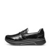 ARA dámské širší mokasíny lakované kožené černé | 12-27551-01 Sapporo