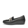 ARA dámské širší mokasíny na klínku se sponou kožené černé | 12-50609-01 Zürich