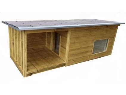 psi bouda veranda okno