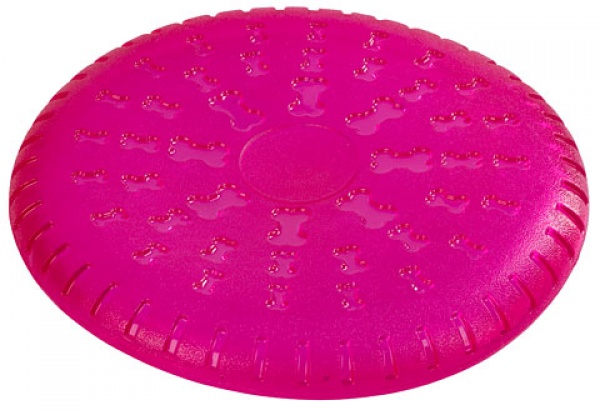 Hračka pro psy aportovací ToyFastic Frisbee - talíř házecí gumový 23,5 cm