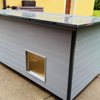 Zateplená psí bouda ANDY – Extra Large 🐕‍🦺🏡 Pro opravdu velká plemena, jako je bernský salašnický pes a podobní Moderní...
