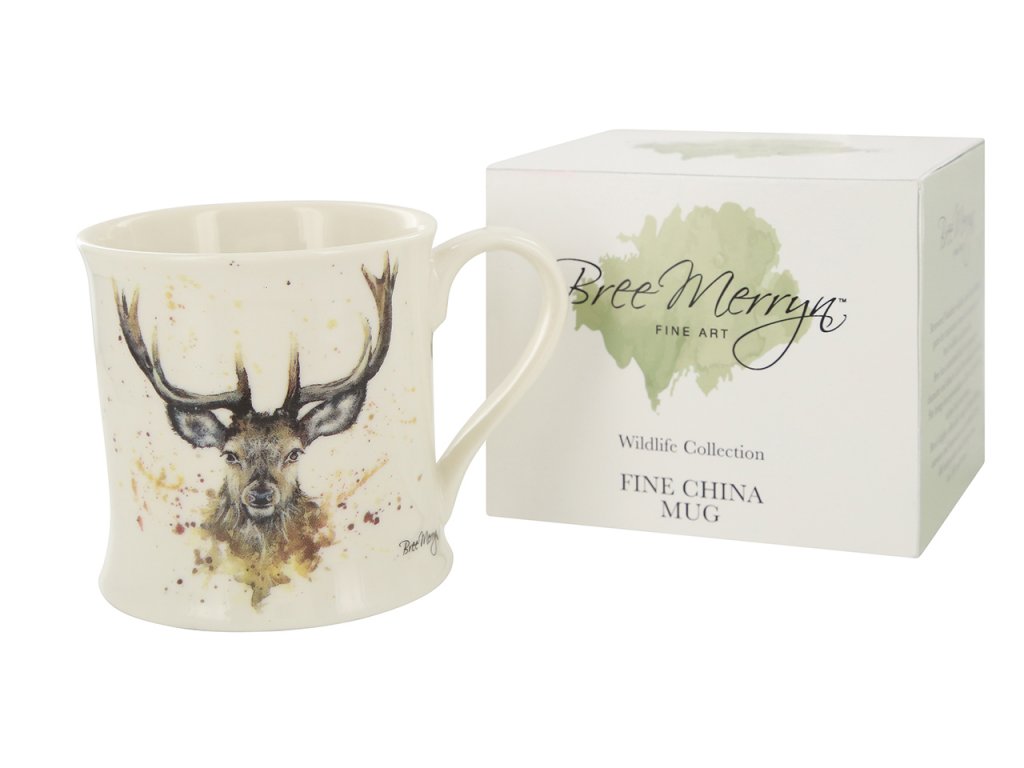 E. LTD - Porcelánový hrníček "Sheridan Stag" v dárkové krabičce - 300 ml