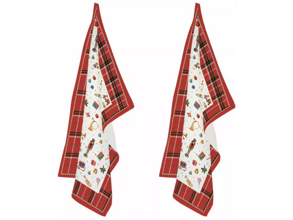 Easy Life - Kuchyňské utěrky Vintage Nutcracker 2 ks - 70*50 cm